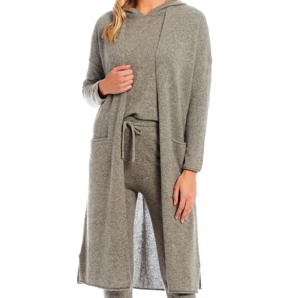 NWT Van Winkle & CO. Luxury Cashmere Shawl Collar Coordinating Duster